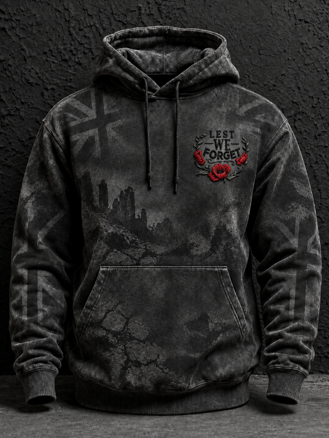 Men's Remembrance Day Lest We Forget Hoodie