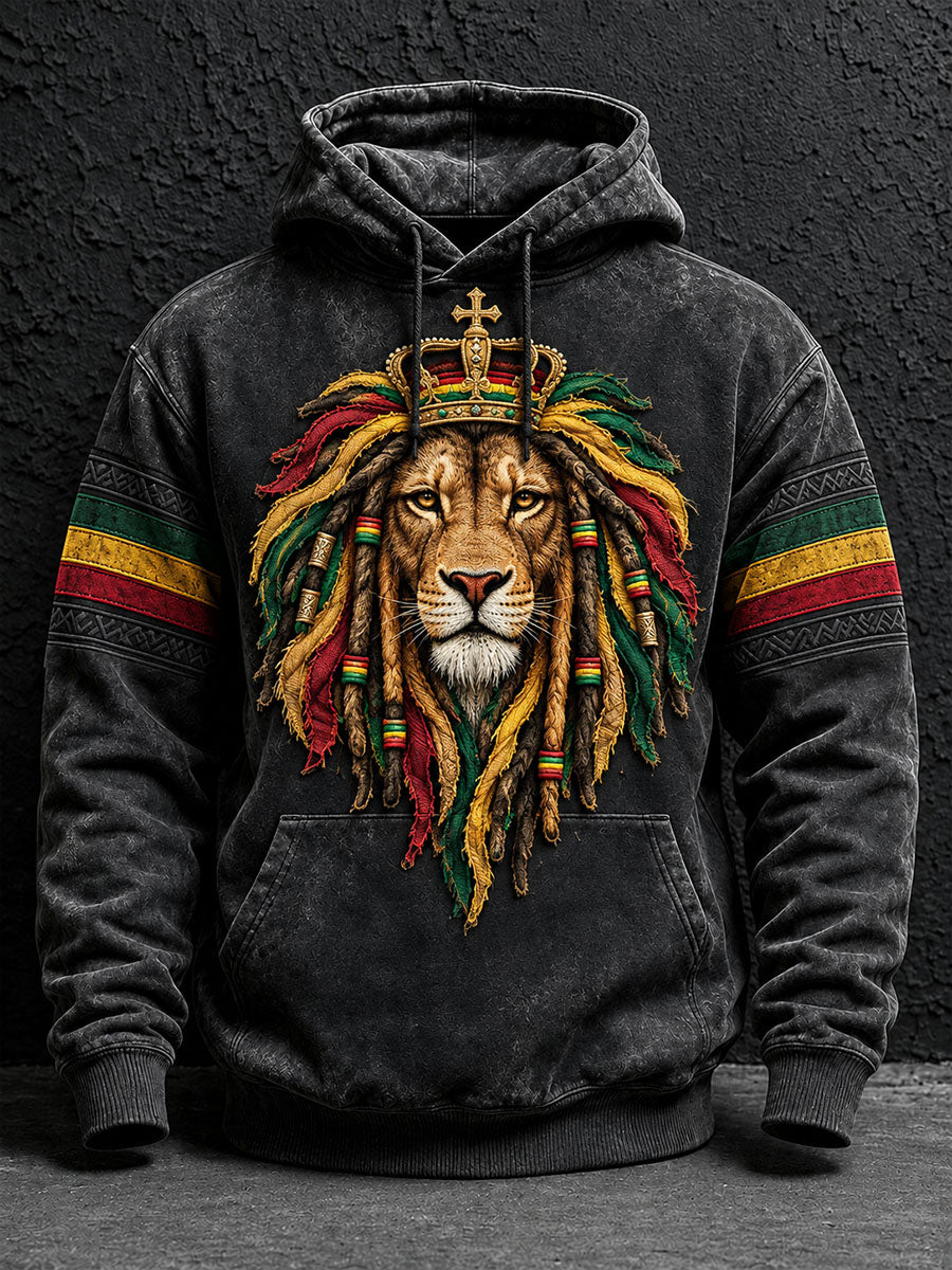 Men's Reggae Lion Hoodie