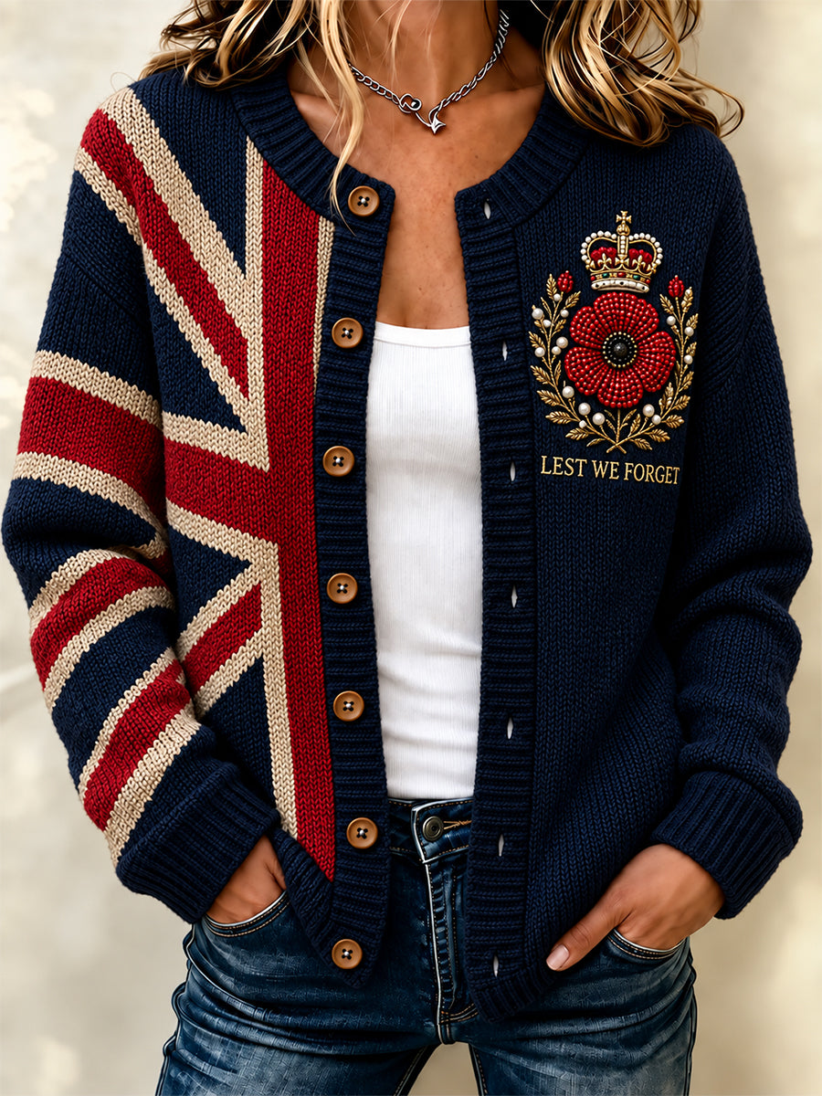 Women's Remembrance Day Cardigan
