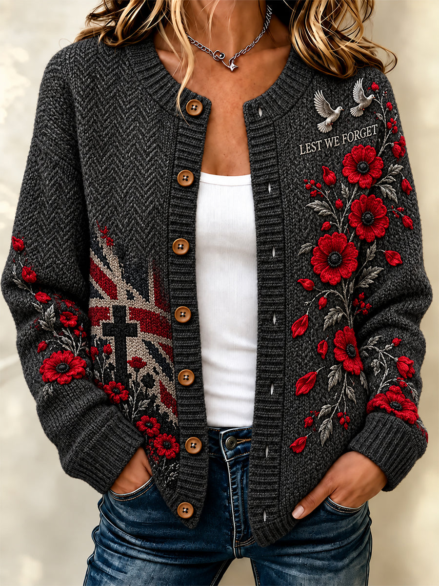 Women's Remembrance Day Cardigan