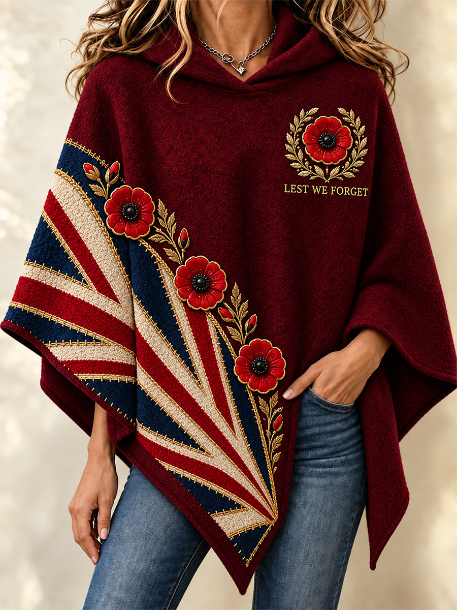 Women's Remembrance Day Cape Sweater