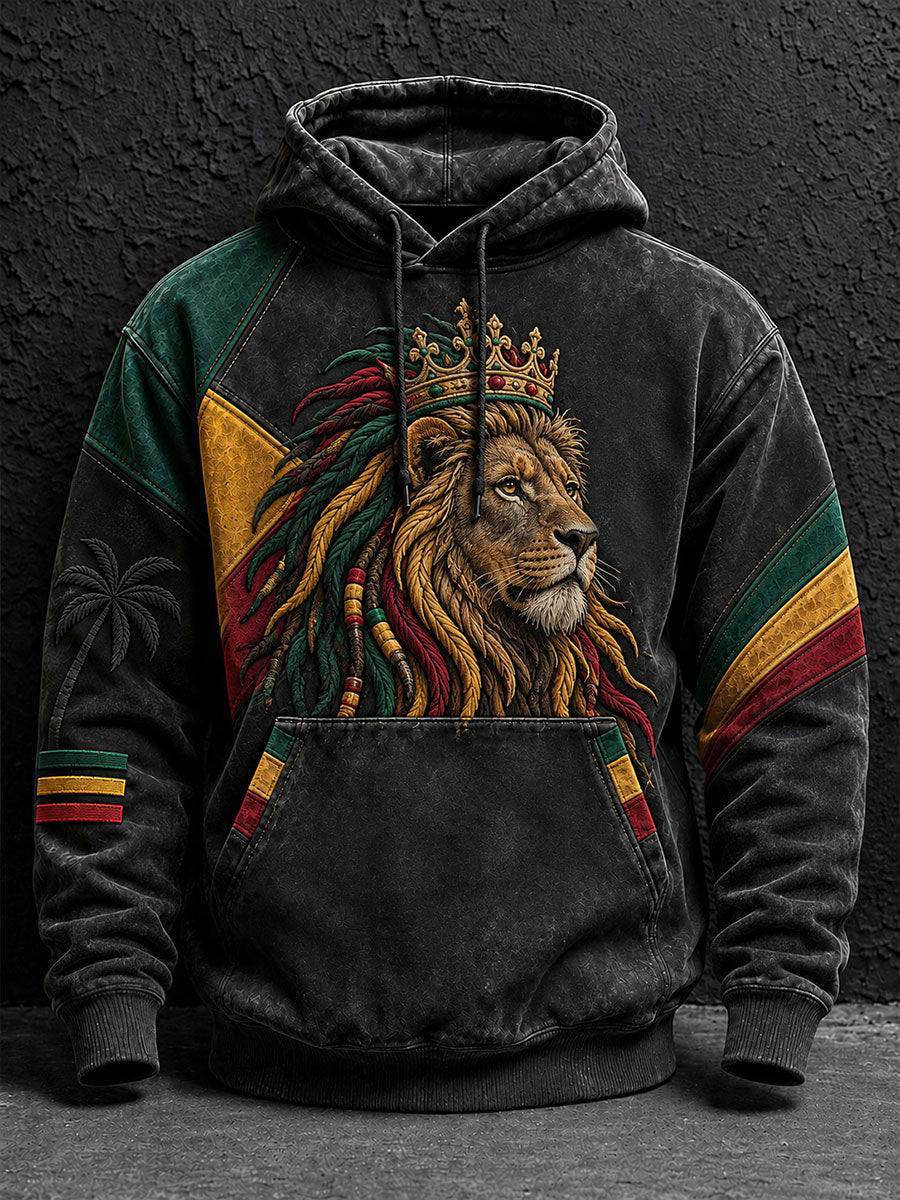 Men's Reggae Lion Hoodie