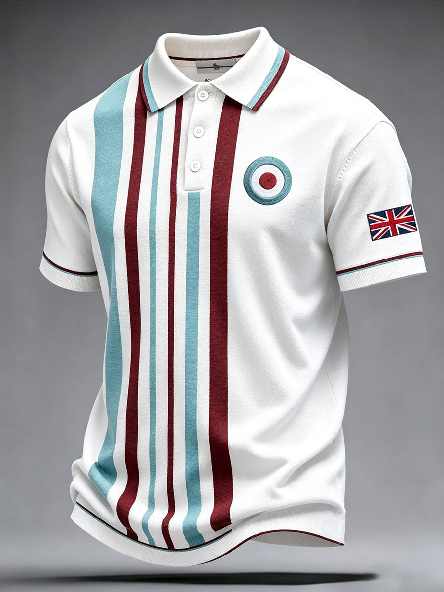 Men's UK Music Lover Mods Art Printed Casual Tops