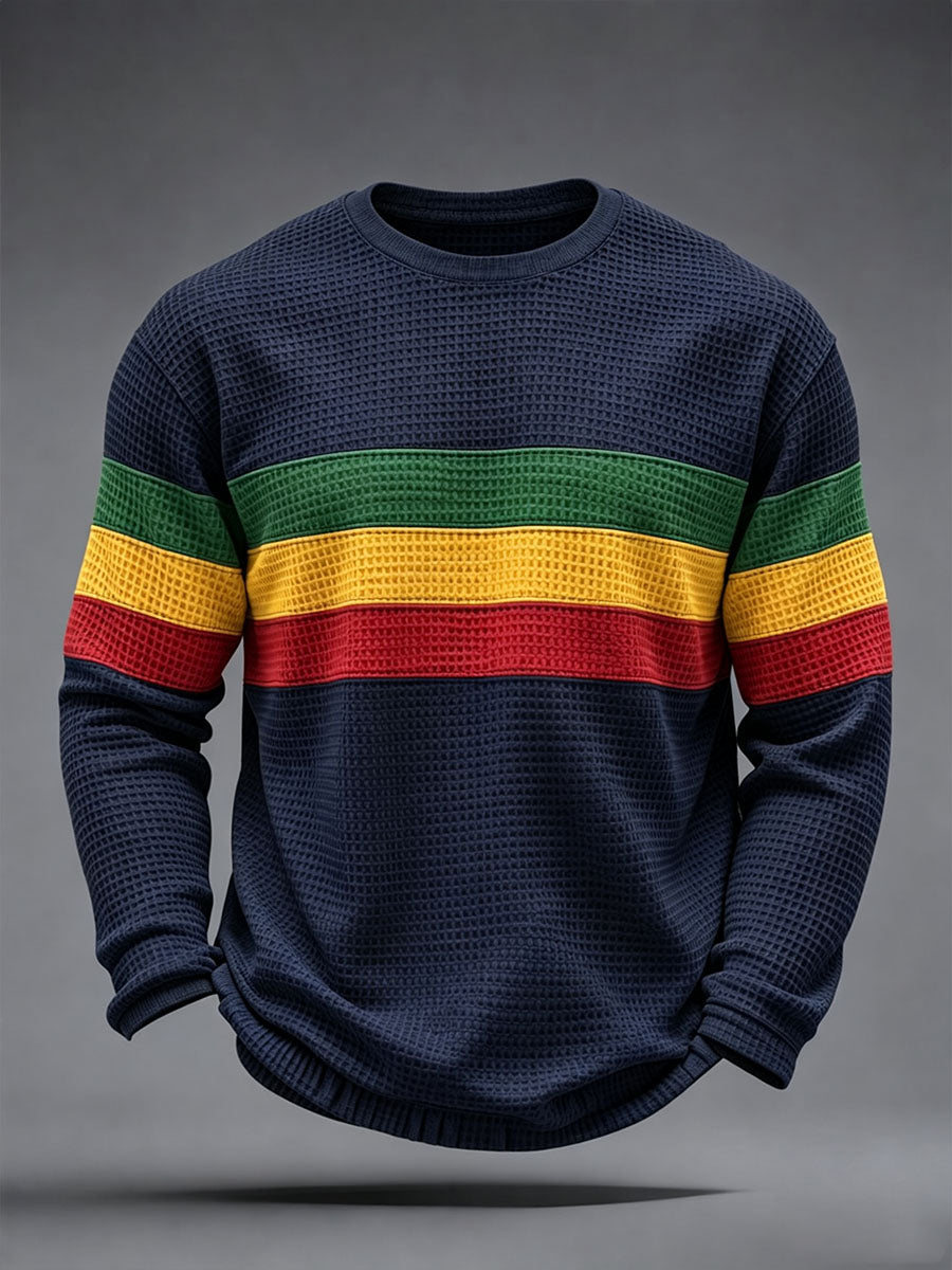 Men's Reggae Inspired  Waffle Top