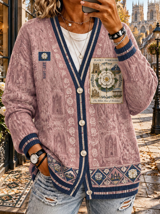 Women's Cardigan-Style Knit Jacket