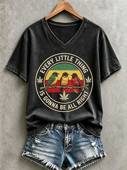 Women's Every Little Thing Is Gonna Be All Right T-Shirt
