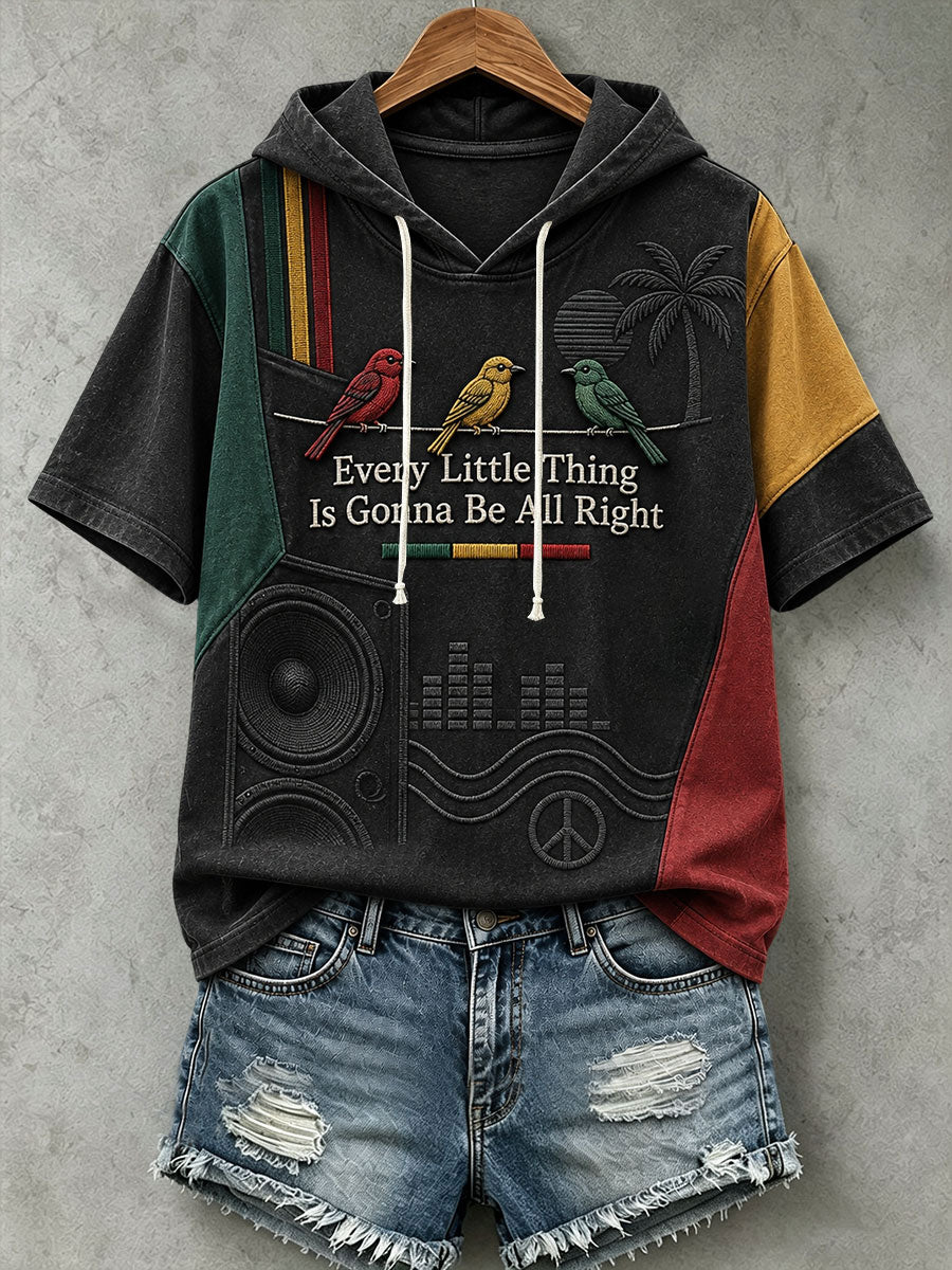 Women's Every Little Thing Is Gonna Be All Right  T-shirt
