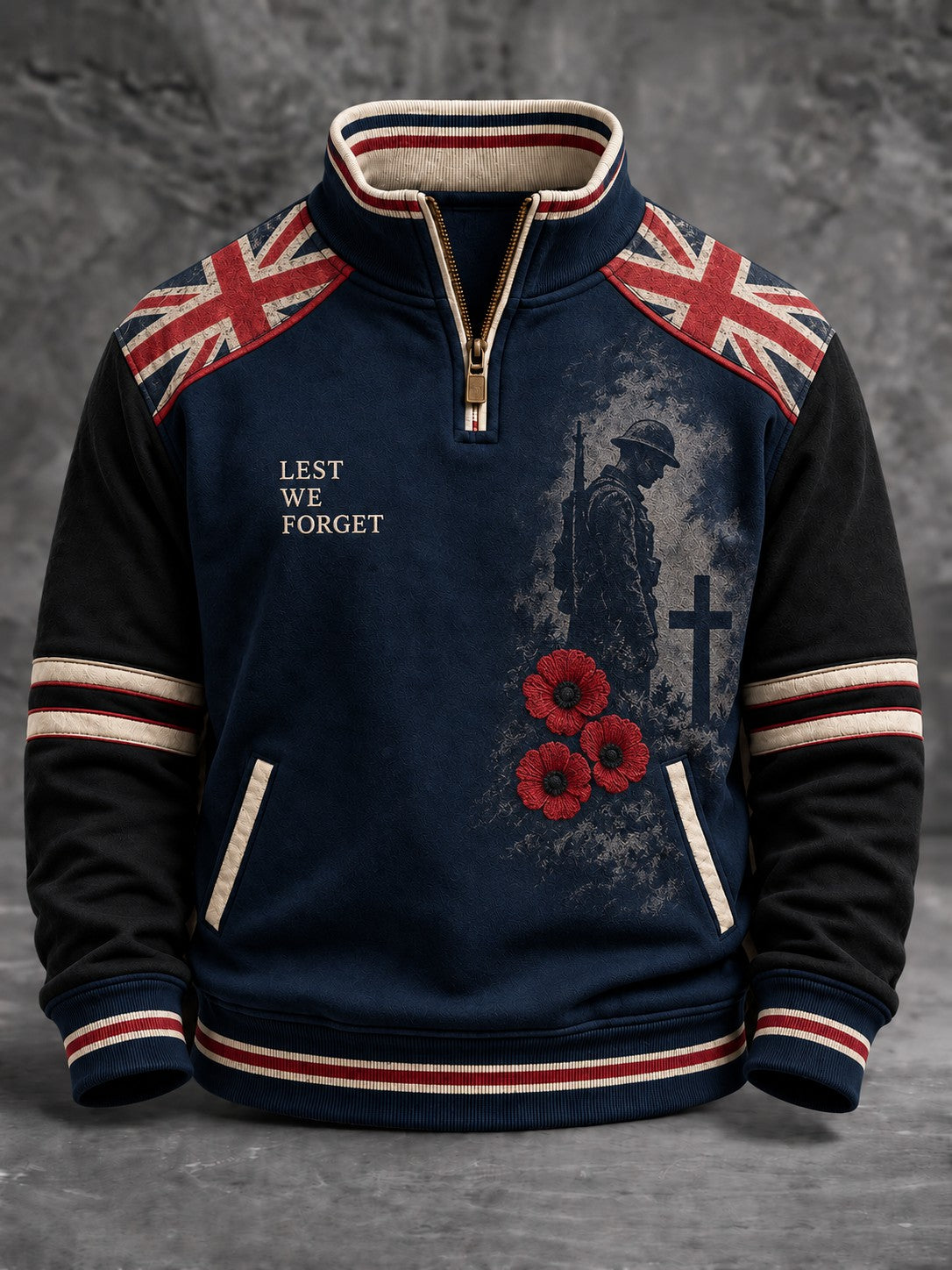 Men's Lest We Forget Printed Sweatshirt
