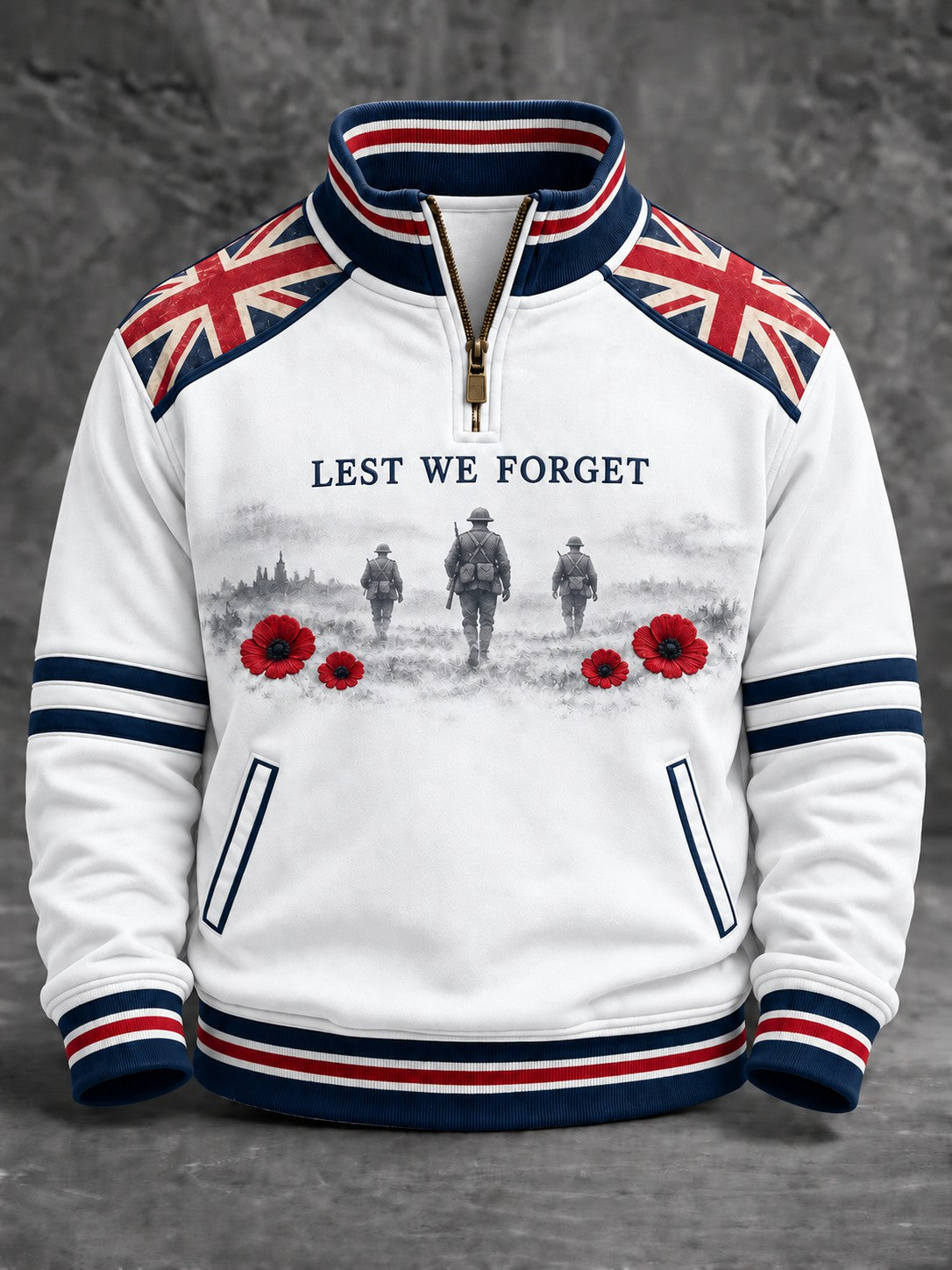 Men's Lest We Forget Printed Sweatshirt