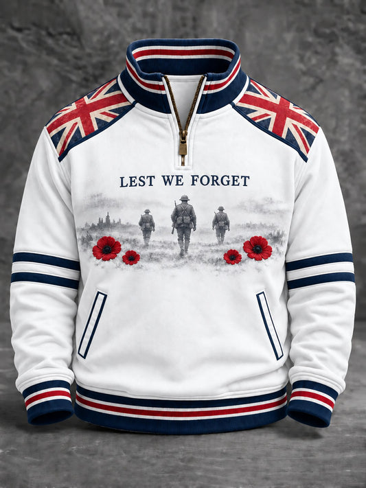 Men's Lest We Forget Printed Sweatshirt