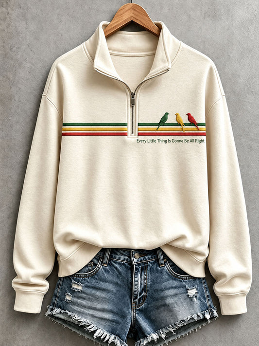 Women's Every Little Thing Is Gonna Be All Right Sweatshirt