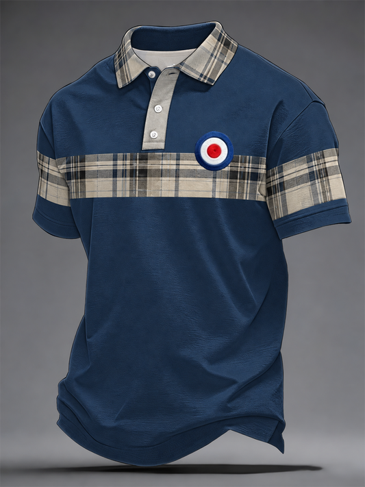 Men's UK Music Lover Mods Culture Printed polo shirt