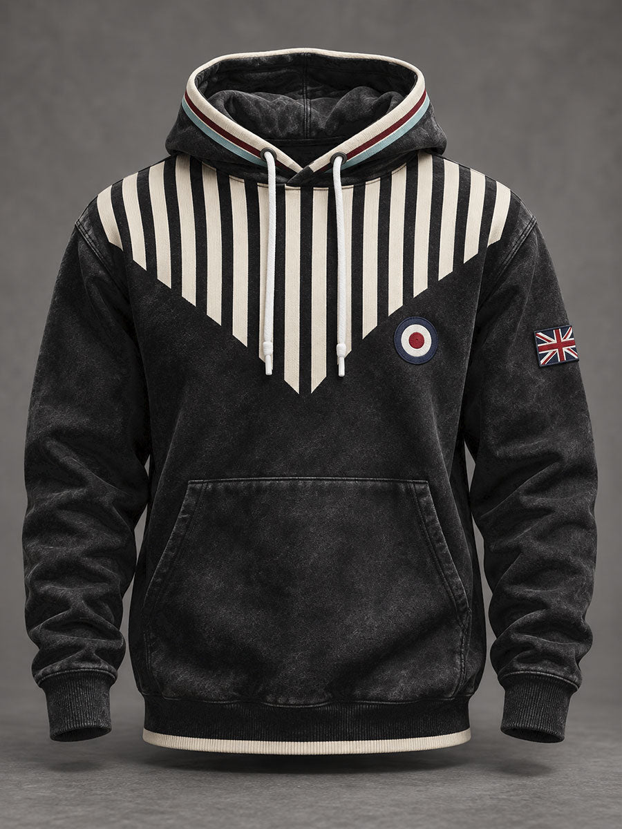 Men's UK Music Lover Mods Art Printed Hoodie