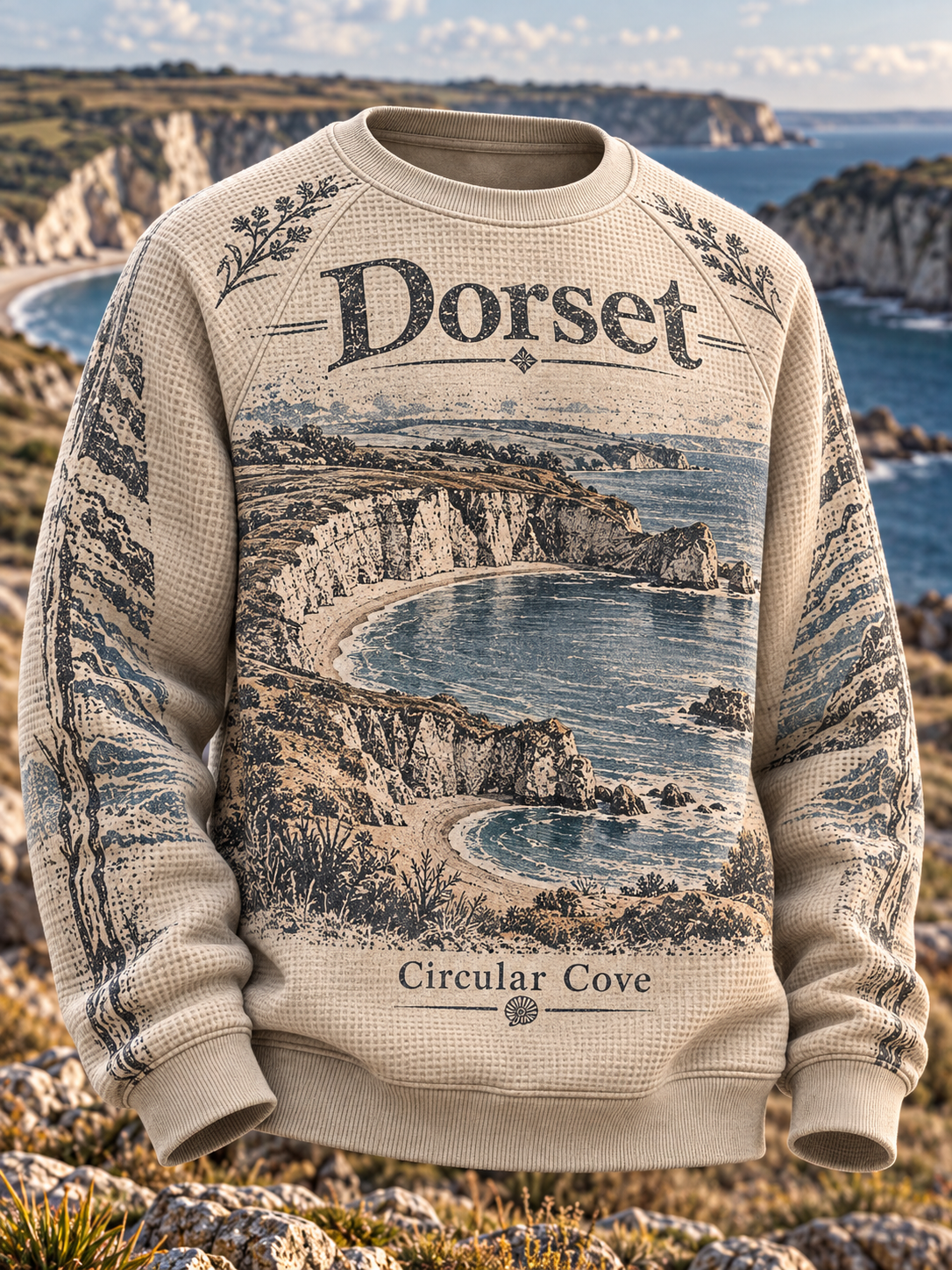 Men's UK Dorset Waffle Long-Sleeve Sweatshirt