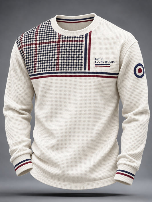Men's Paul Weller Mod Culture Waffle Long Sleeve T-Shirt