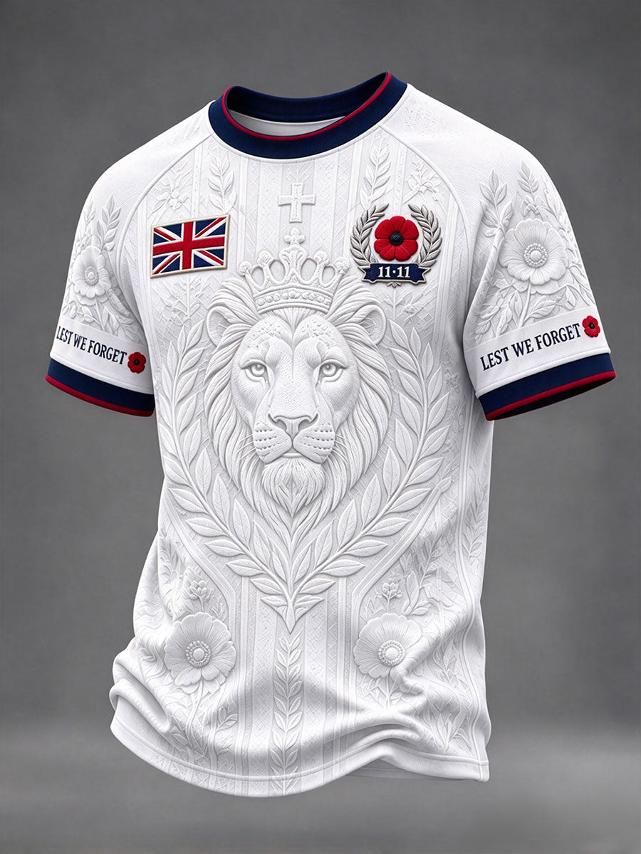 Men's Lest We Forget Print T-shirt