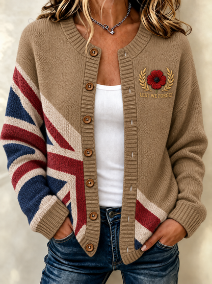 women's Remembrance Day Cardigan