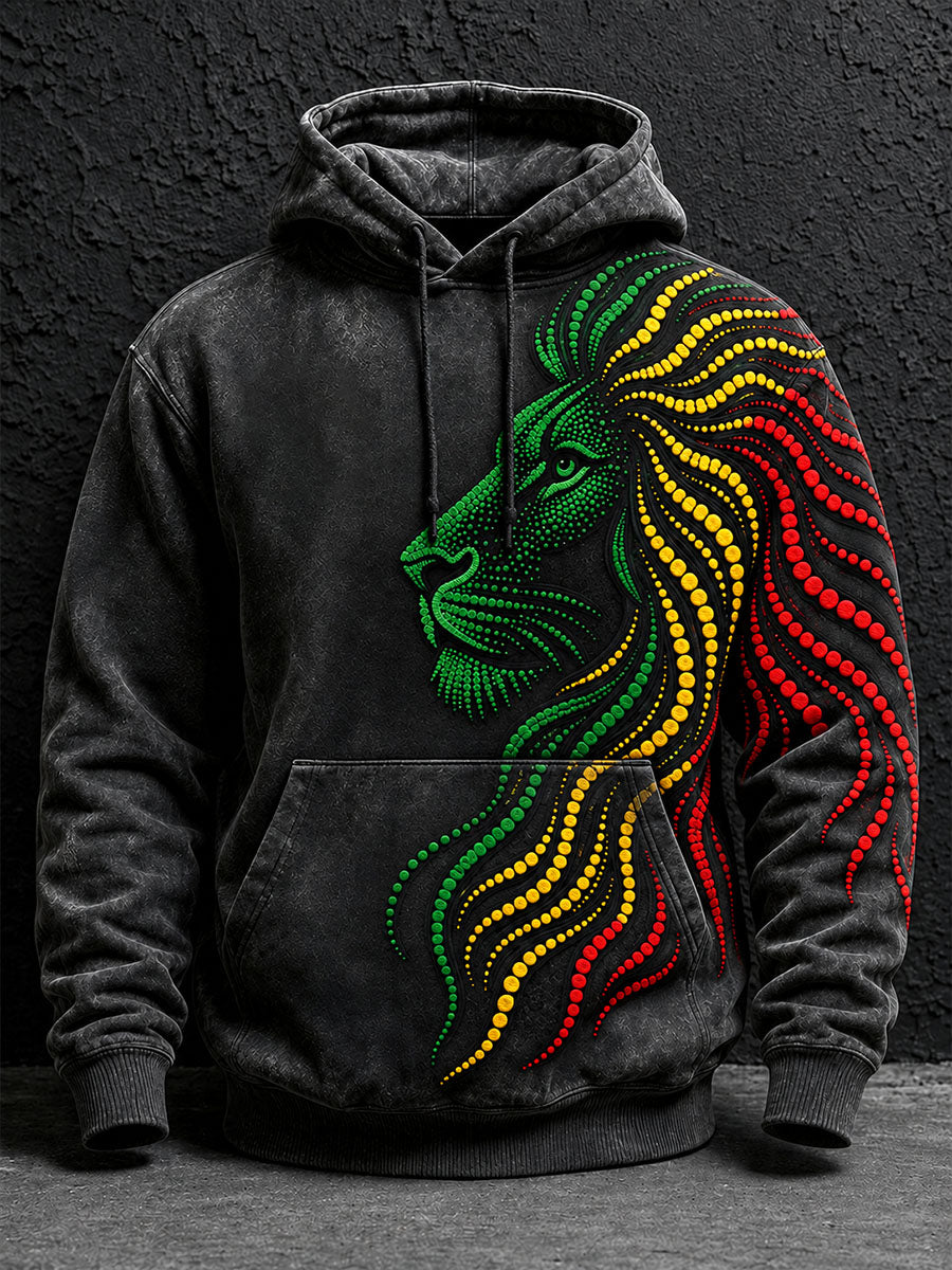 Men's Reggae Lion Hoodie