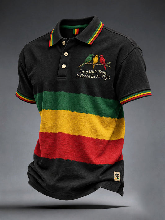 Men's Every Little Thing Is Gonna Be All Right Polo Shirt