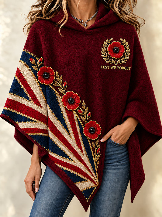 Women's Remembrance Day Cape Sweater