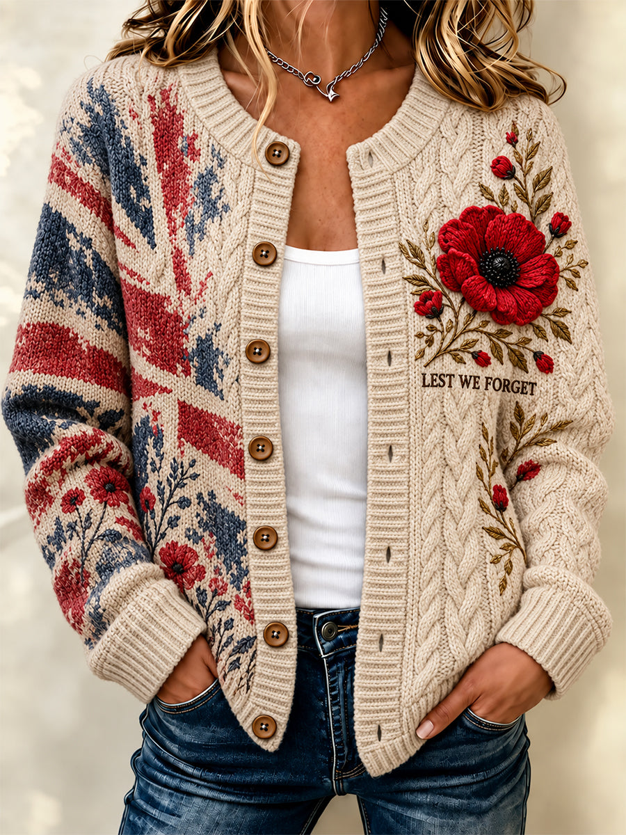Women's Remembrance Day Cardigan