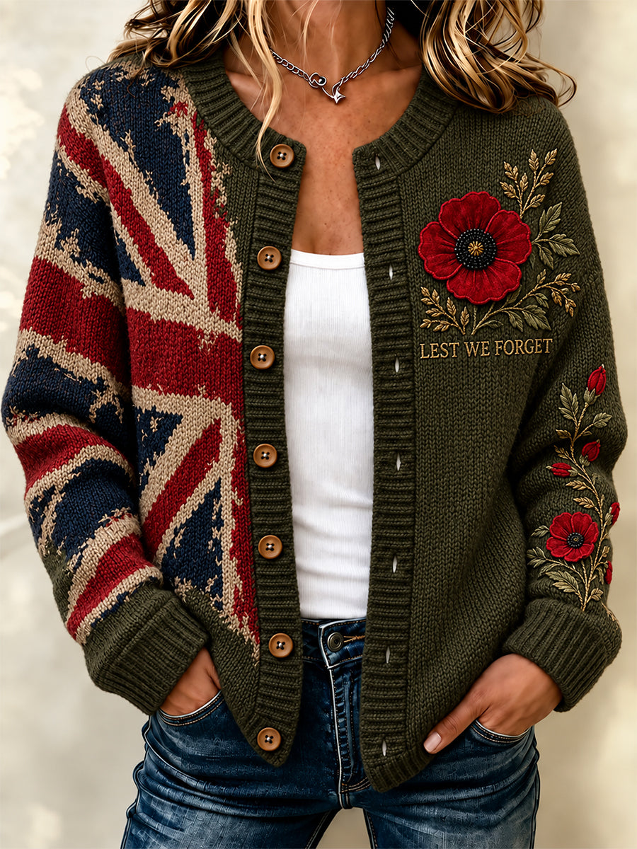 Women's Remembrance Day Cardigan