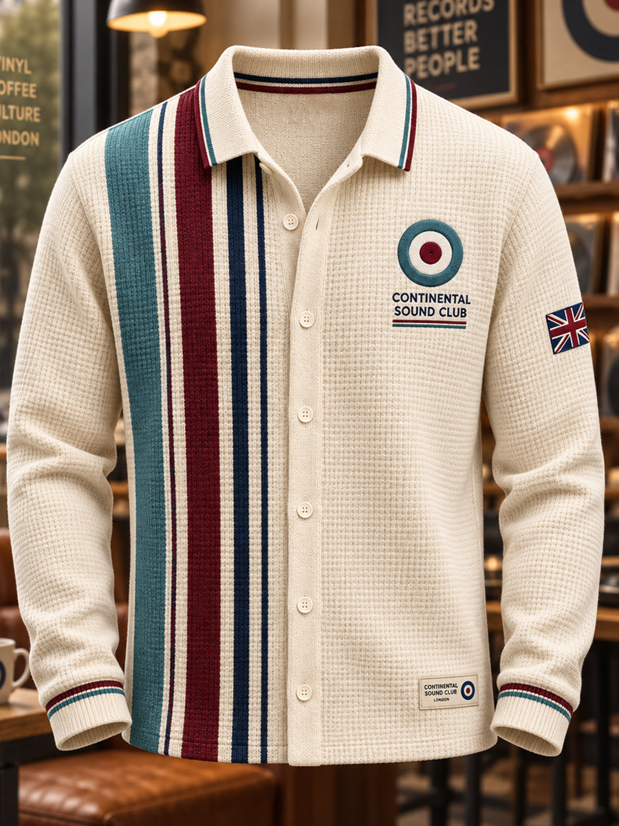 Men's Paul Weller And British Mod Culture Imitation Wool Sweater