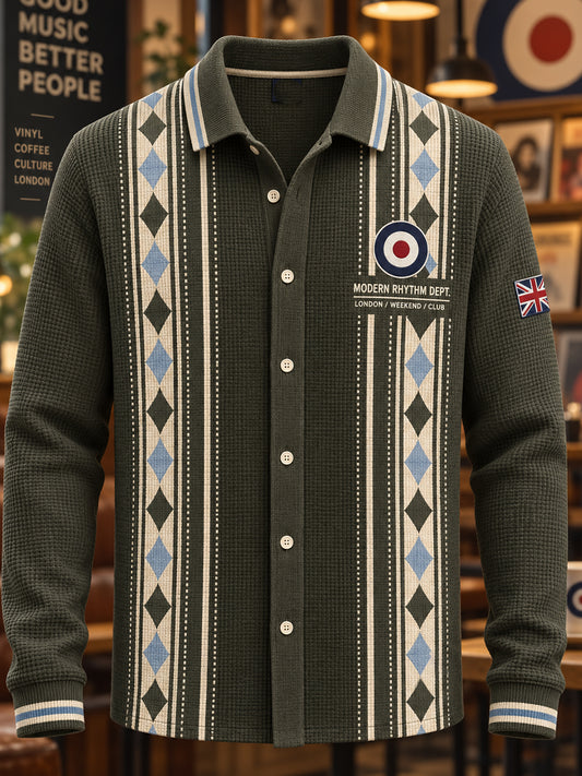 Men's Paul Weller And British Mod Culture Imitation Wool Sweater