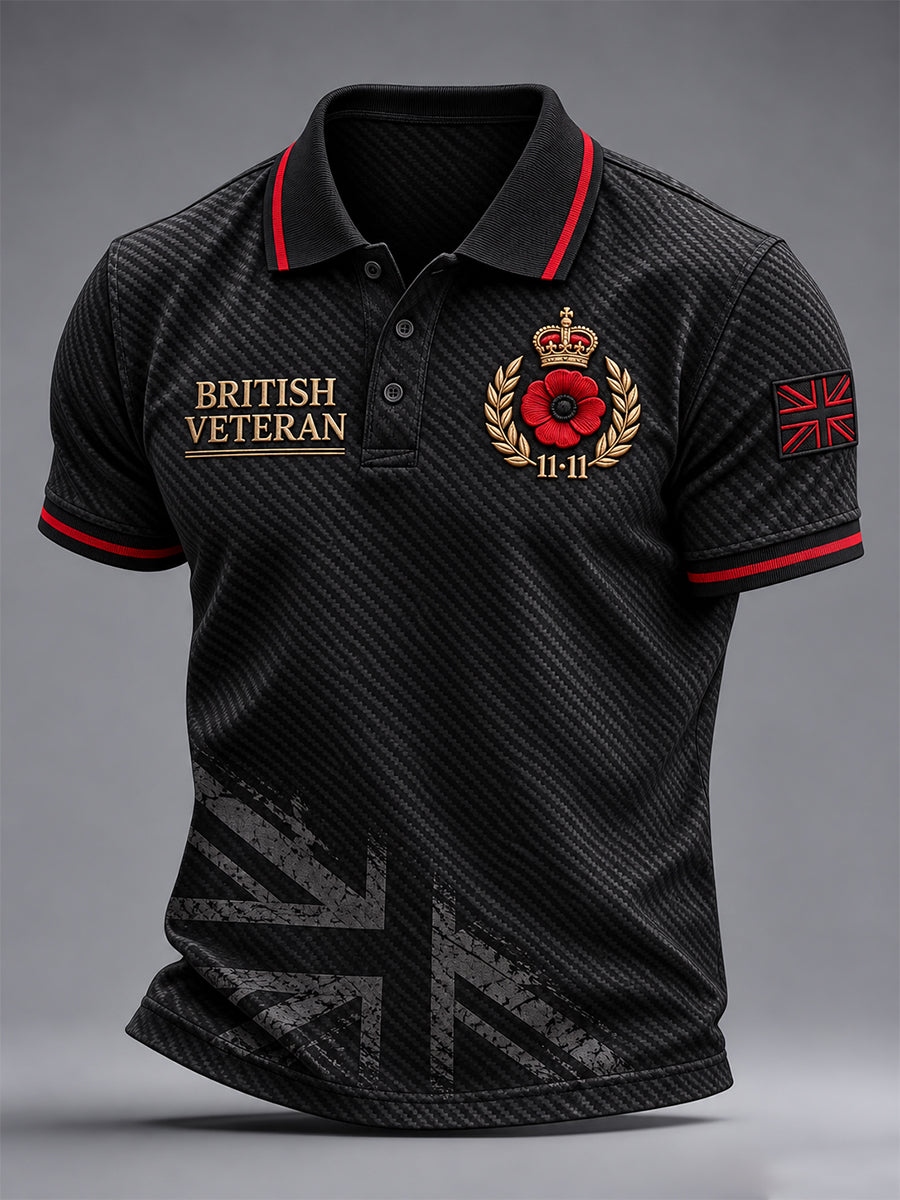 Men's Remembrance Day Lest We Forget Polo Shirt