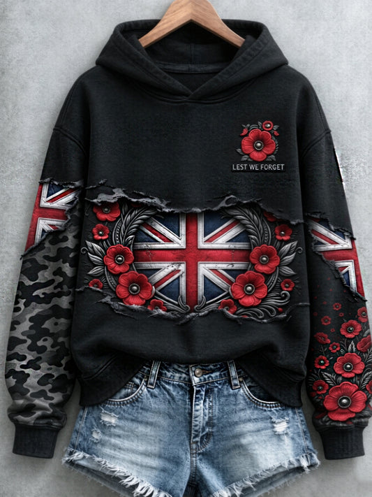 Women's Remembrance Day Lest We Forget  Regular Sweatshirt