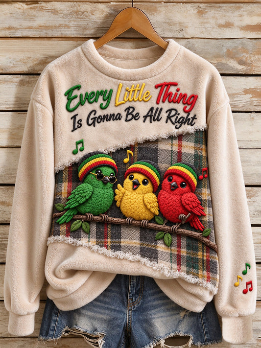 Women's Reggae Culture Flannel Sweatshirt