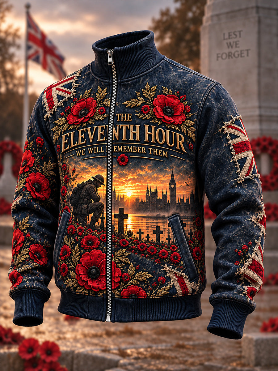 Men's  British Veterans Remembrance Day Jacket