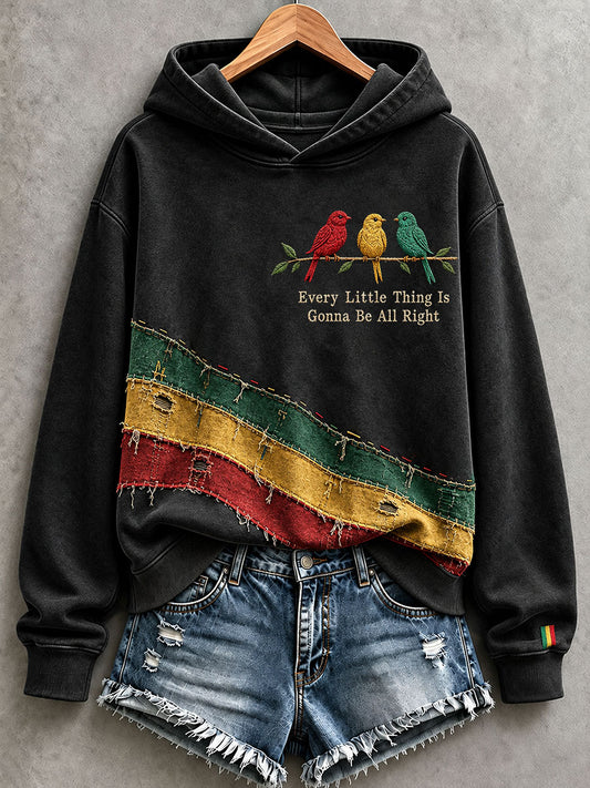 Women’s Every Little Thing Is Gonna Be All Right Hoodie