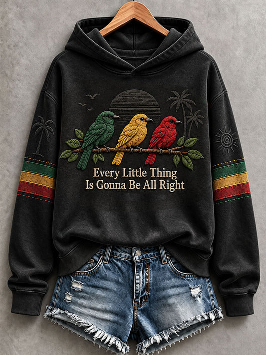 Women’s Every Little Thing Is Gonna Be All Right Hoodie