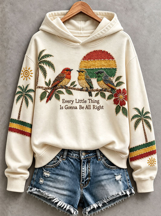 Women's Every Little Thing Is Gonna Be All Right  Hoodie