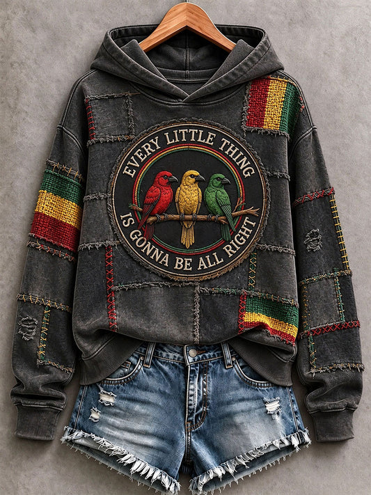 Women's Every Little Thing Is Gonna Be All Right  Hoodie