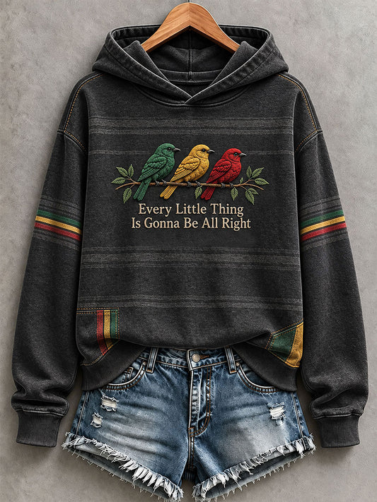 Women's Every Little Thing Is Gonna Be All Right  Hoodie