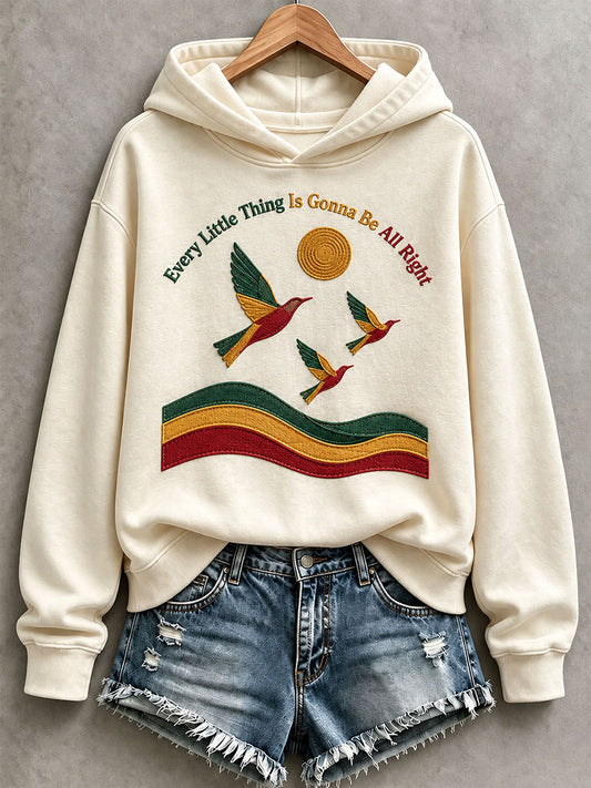 Women's Every Little Thing Is Gonna Be All Right Hoodie