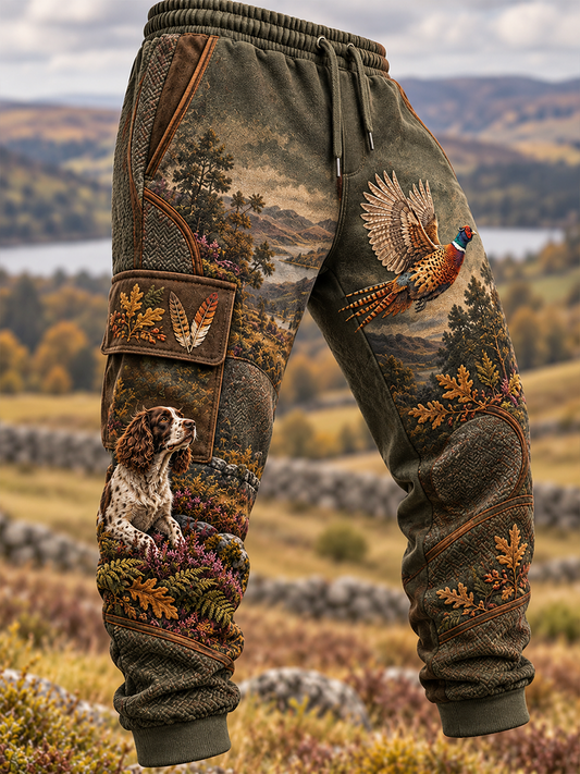 Men's Hunting Season Culture Casual Sweatpants Trousers