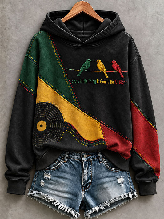 Women's Every Little Thing Is Gonna Be All Right Hoodie