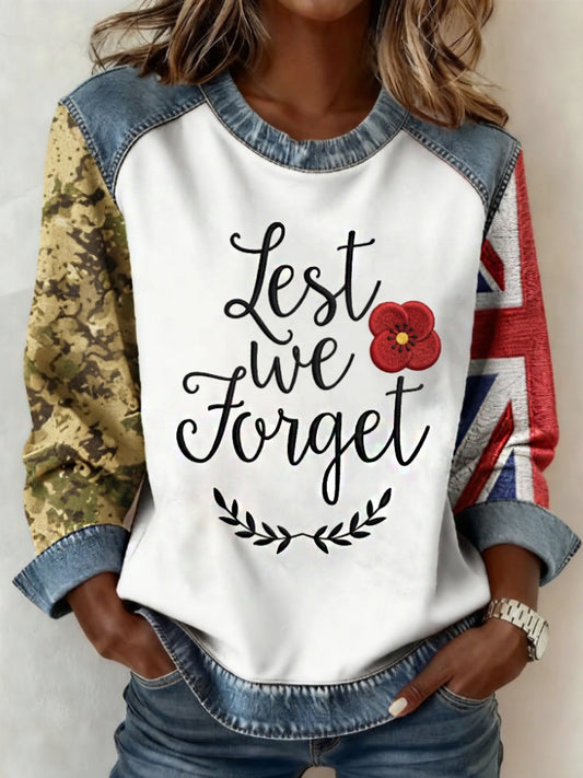 Women's Remembrance Day Lest We Forget  Top