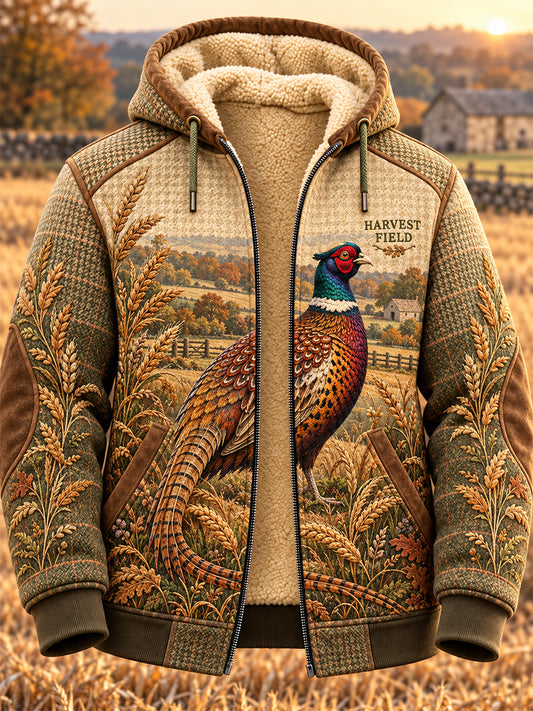 Men's British Hunting Season Fleece-Lined Zipper Hoodie