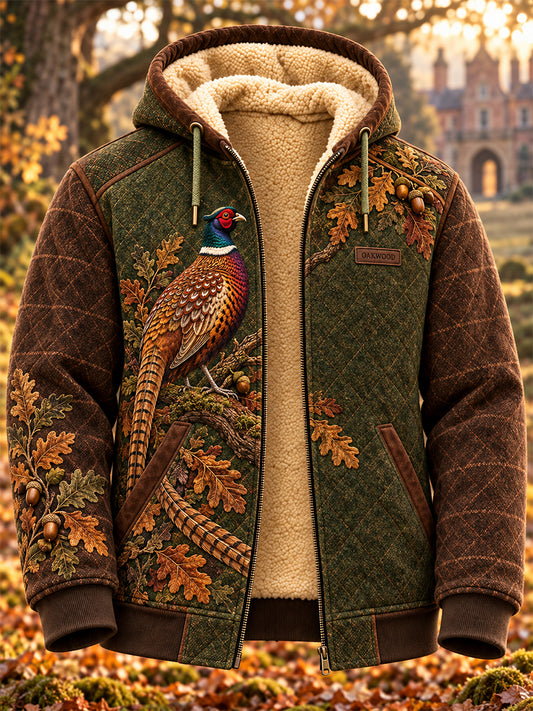 Men's British Hunting Season Fleece-Lined Zipper Hoodie