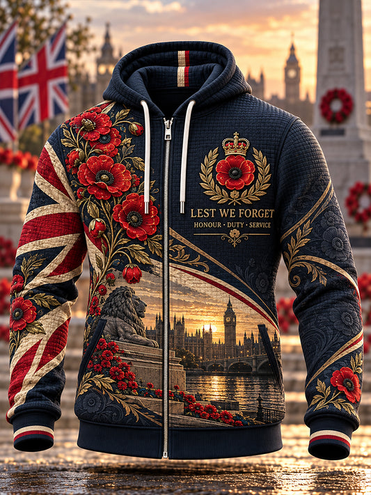 Men's British Veterans Remembrance Day Jacket