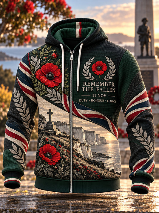Men's British Veterans Remembrance Day Jacket
