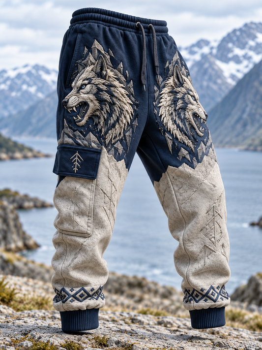Men's Viking Art Casual Sweatpants Trousers