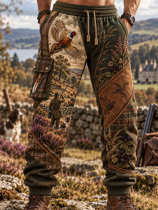 Men's Hunting Season Culture Casual Sweatpants Trousers