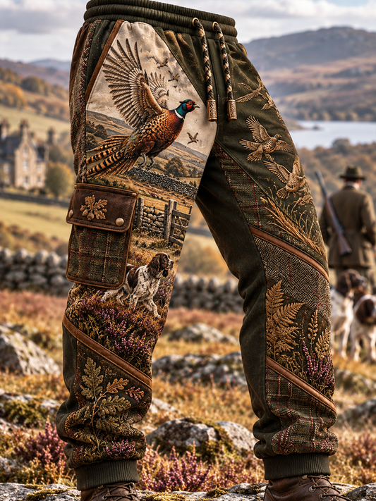 Men's Hunting Season Culture Casual Sweatpants Trousers