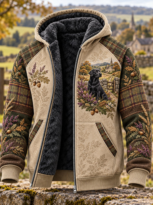 Men's British Rural Culture Flannel Jacket