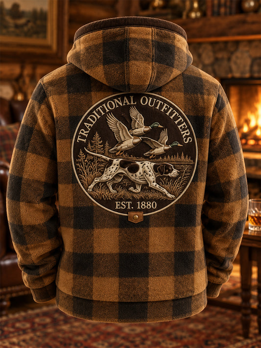 Men's British Hunting Season Casual  Flannel Jacket